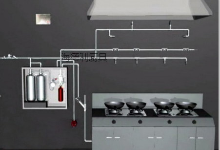 西安新城老飯店廚房設備滅火裝置安裝很重要，切不可不裝！