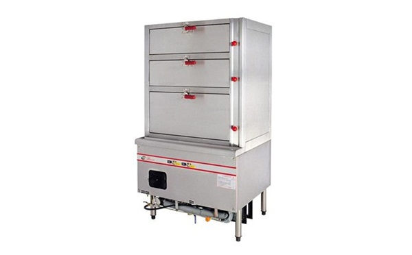 大型食堂廚房海鮮蒸柜設備商用三層海鮮蒸柜